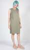 Birds of North America Kestrel Dress - Khaki - Thumbnail 1