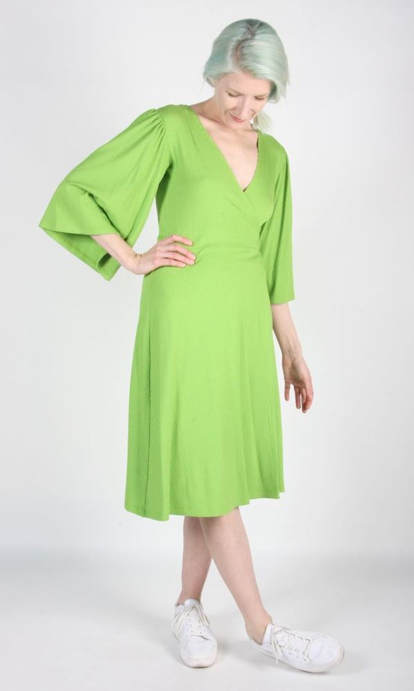 Birds of North America Palmcreeper Dress - Lime