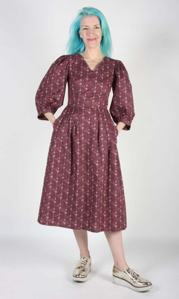 Birds of North America Paruline Dress - Amaranth Grove