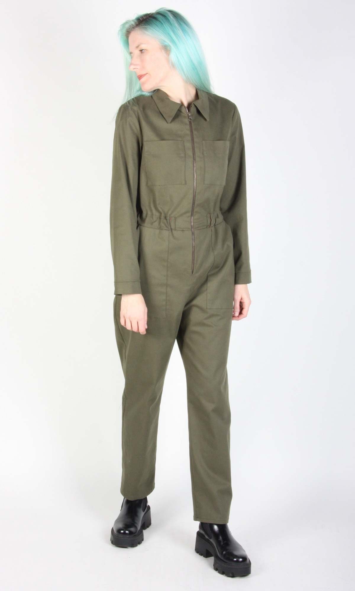 Birds of North America Rain Crow Jumpsuit - Artichoke - Image 8 of 11
