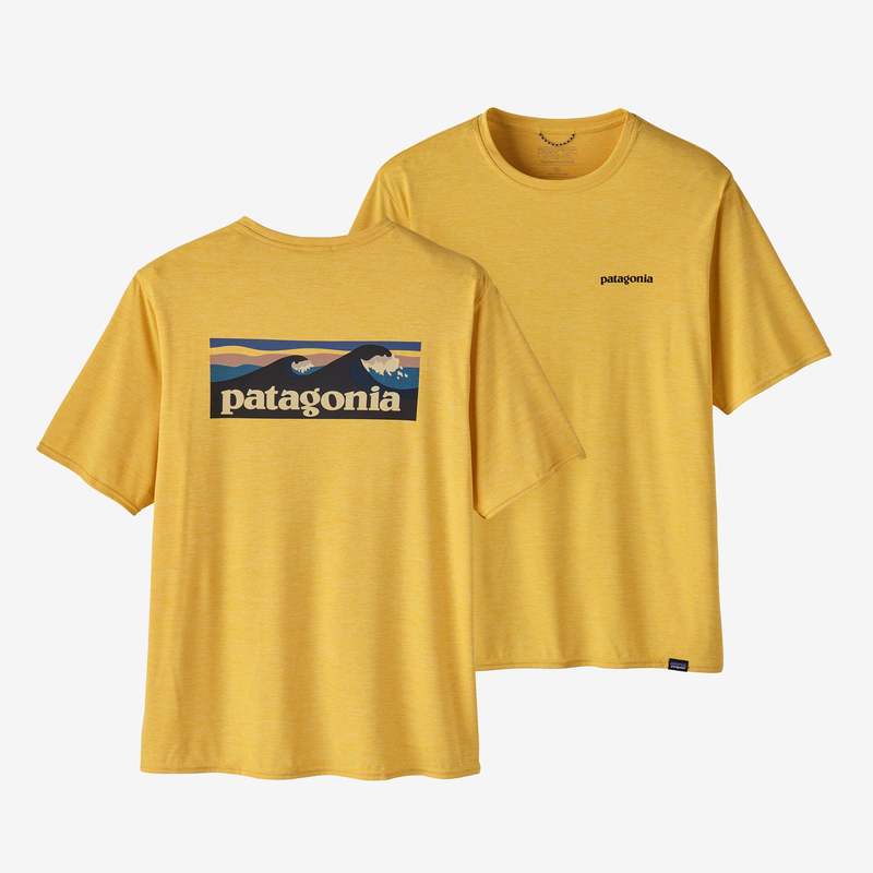 Patagonia Mens Capilene Cool Daily Boardshort Logo Graphic X Dye