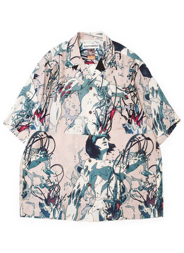 Wacko Maria GUILTY PARTIES GHOST IN THE SHELL HAWAIIAN SHIRT
