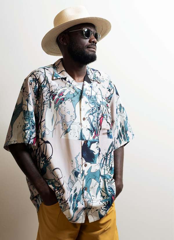 Wacko Maria GUILTY PARTIES GHOST IN THE SHELL HAWAIIAN SHIRT