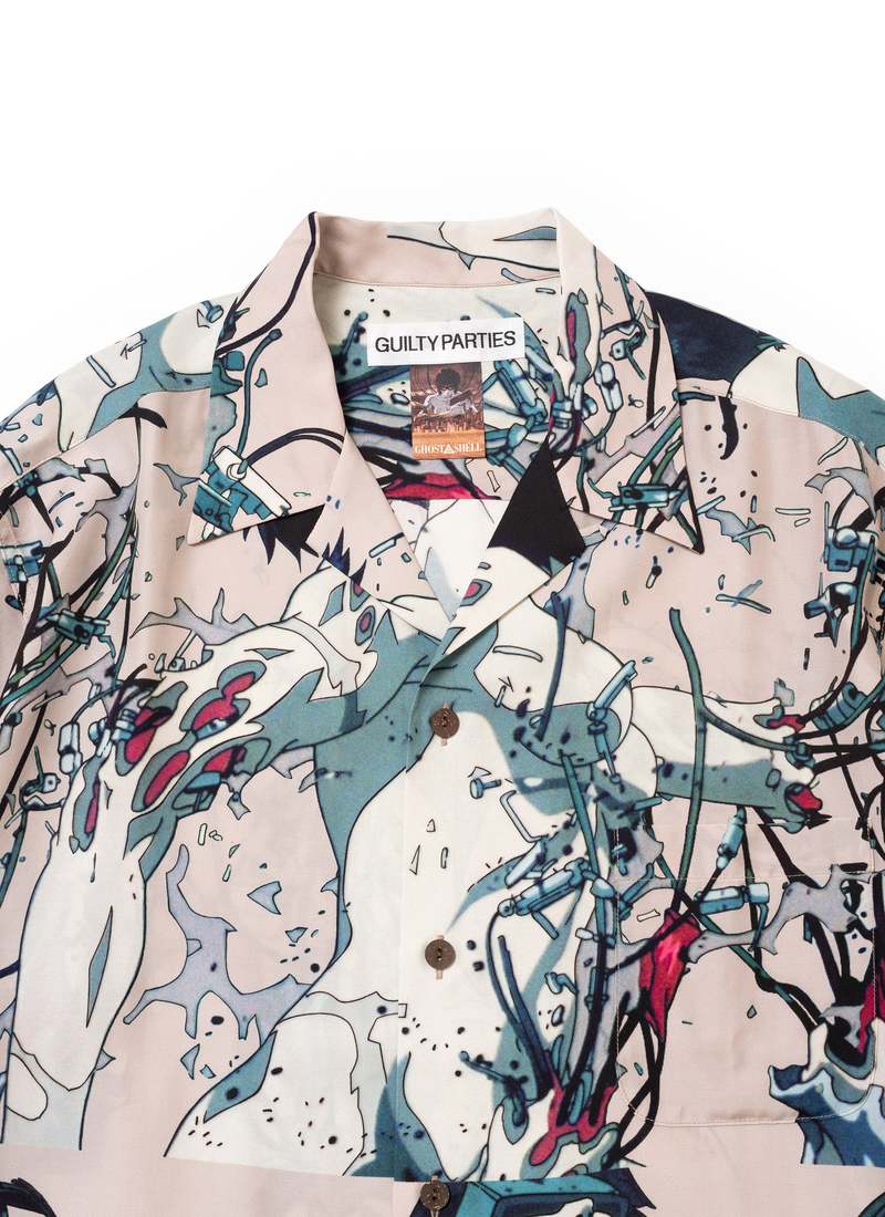 Wacko Maria GUILTY PARTIES GHOST IN THE SHELL HAWAIIAN SHIRT