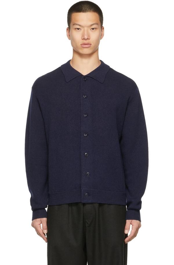 YMC Rat Pack Cardigan - Navy | Garmentory