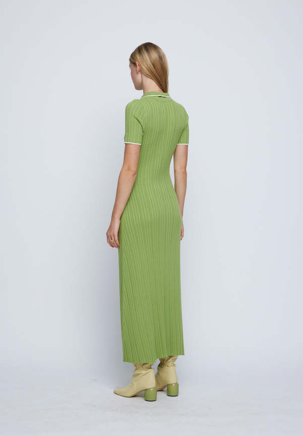Anna Quan Penelope Dress - Matcha/Cream | Garmentory