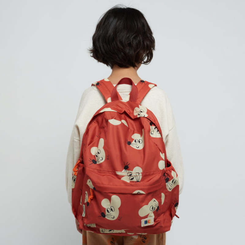 Bobo Choses Child All Over Mouse Backpack - Orange | Garmentory