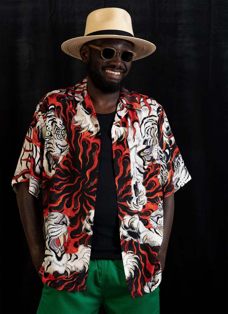 Wacko Maria GUILTY PARTIES TIM LEHI S/S HAWAIIAN SHIRT - RED
