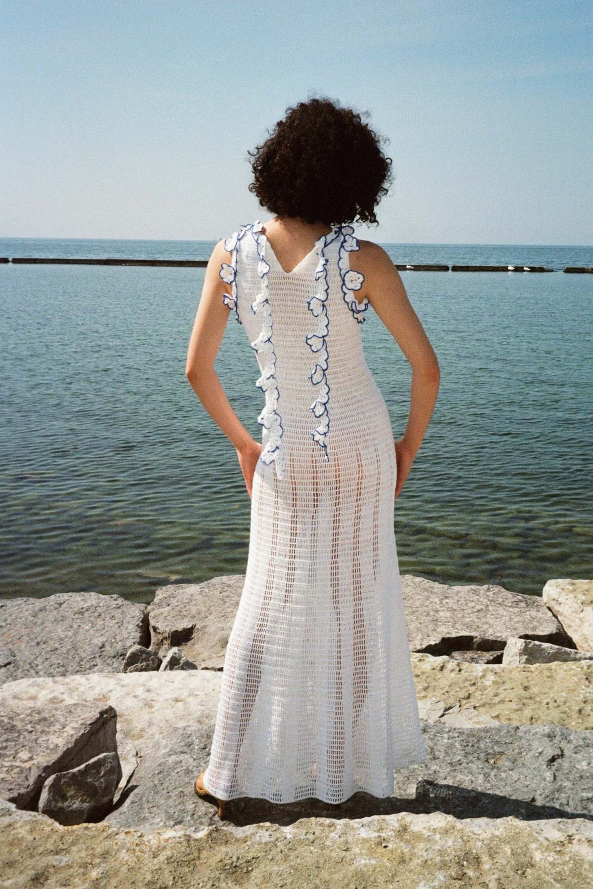 white christmas dresses Mozhdeh Matin Shiraz Dress in Black main image 0