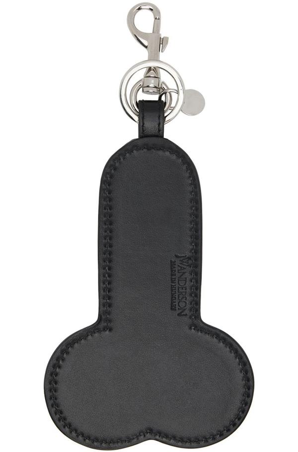 JW ANDERSON Printed Penis Keychain - Black | Garmentory