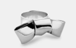 Annika Inez Cravat Ring - Sterling Silver - Thumbnail 4