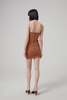 ALEX PERRY TIGHT OPEN BACK SEXY DRESS - Brown - Thumbnail 5