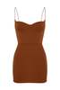 ALEX PERRY TIGHT OPEN BACK SEXY DRESS - Brown - Thumbnail 7