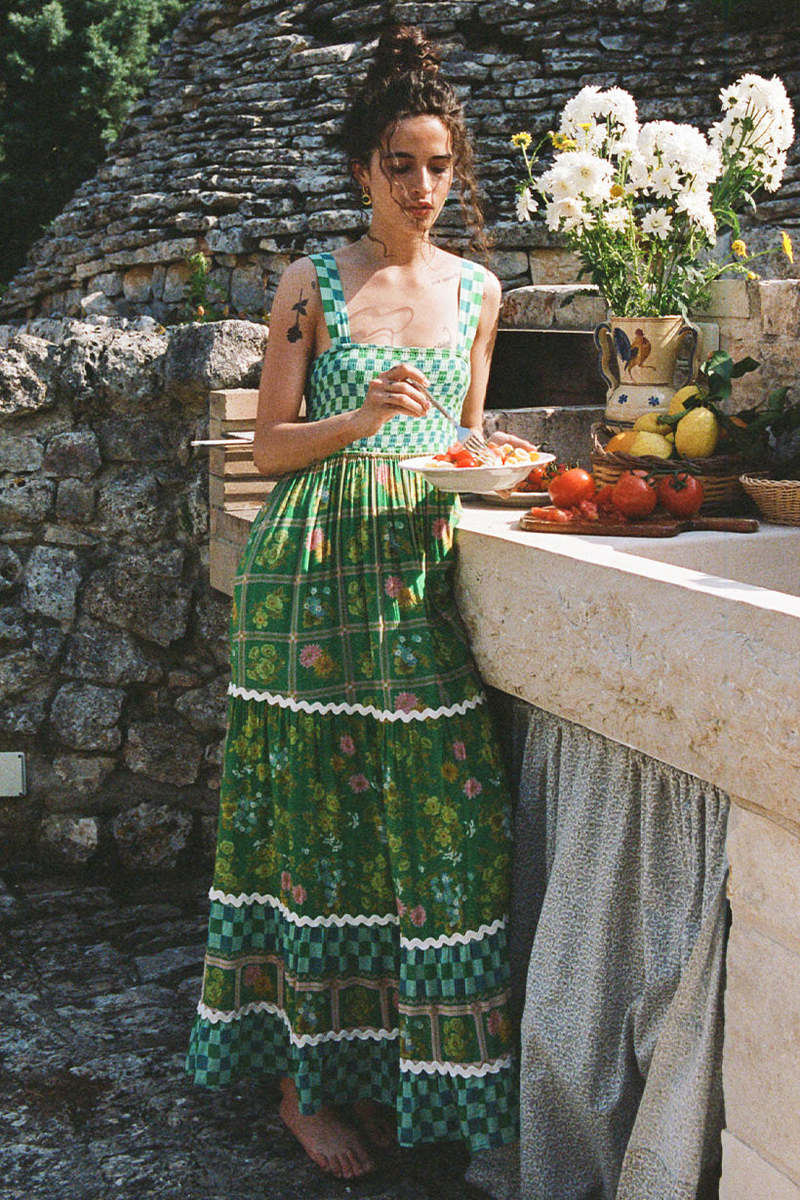 SPELL & THE GYPSY COLLECTIVE Flora Strappy Maxi Dress - Citrus Crush |  Garmentory