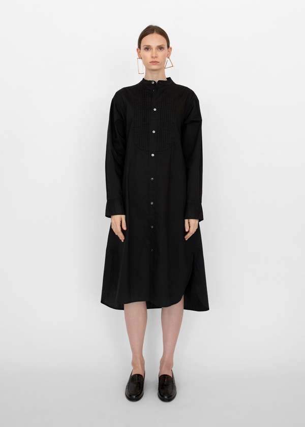 knee length dresses for ladies Black Tuxedo Dress S / Black main image 0