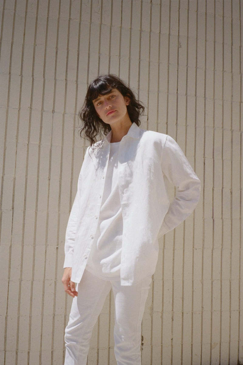 Modern Society Favorite Linen Shirt - White Modern Society Favorite Linen Shirt - White