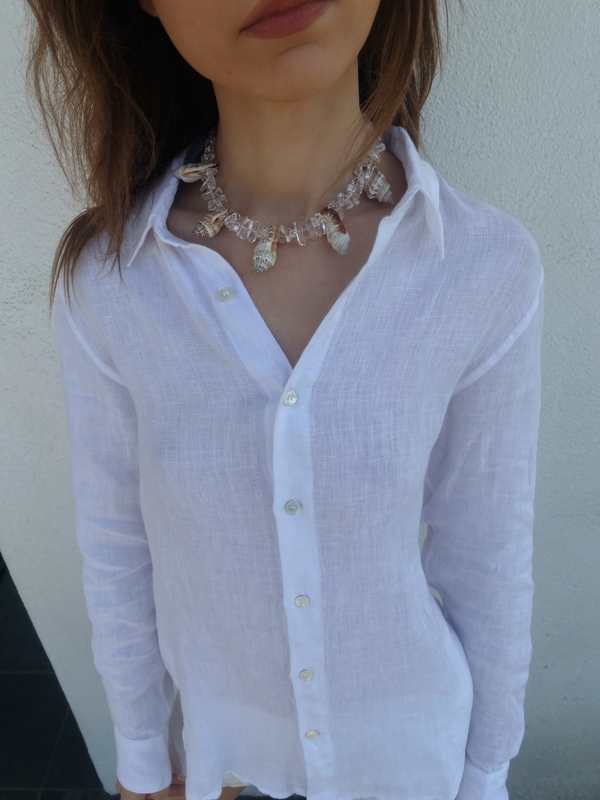 Modern Society Favorite Linen Shirt - White Modern Society Favorite Linen Shirt - White