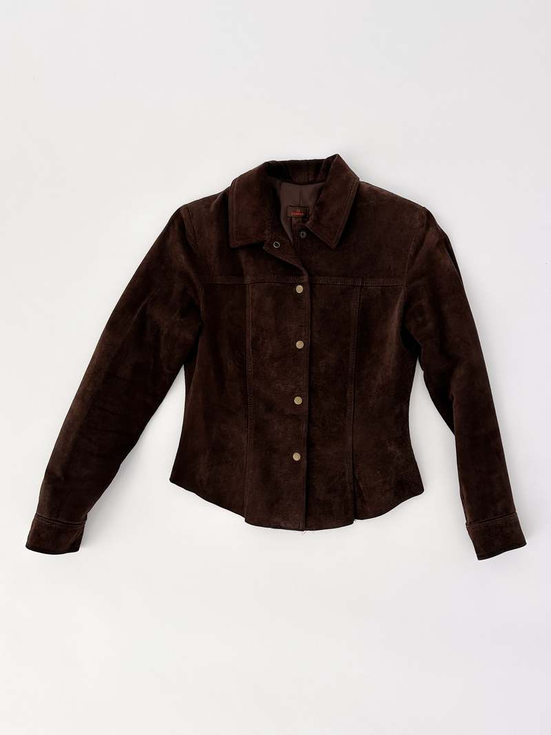 【新品同様】DEADWOOD 23AW suede shirt brown 新品同様】DEADWOOD 23AW suede shirt brown DEADWOOD 23AW