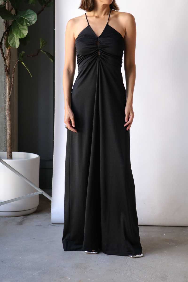 Ganni ガニー Satin Long Dress サテン ロングドレス 楽天市場】GANNI ガニー ワンピース Double Satin String Long