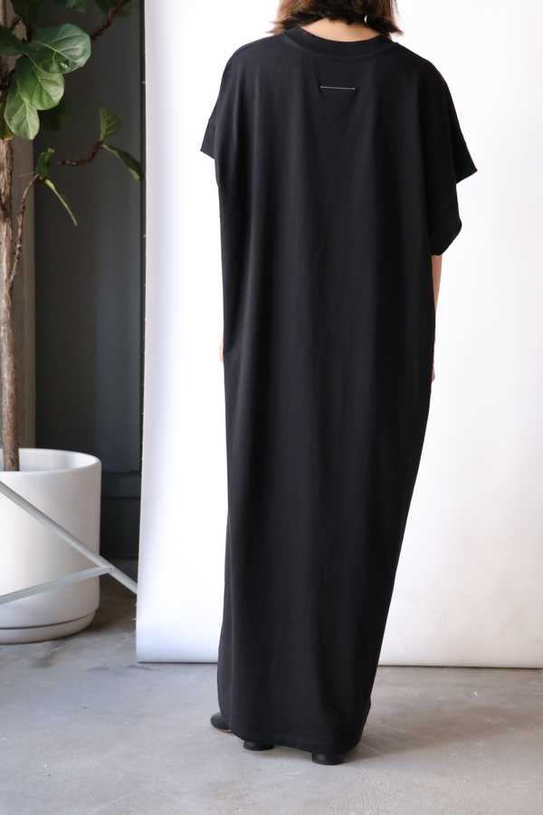 ワンピース MM6 Maison Margiela DRESS - Jersey dress MM6 Maison Margiela Jersey Dress - Black | Garmentory