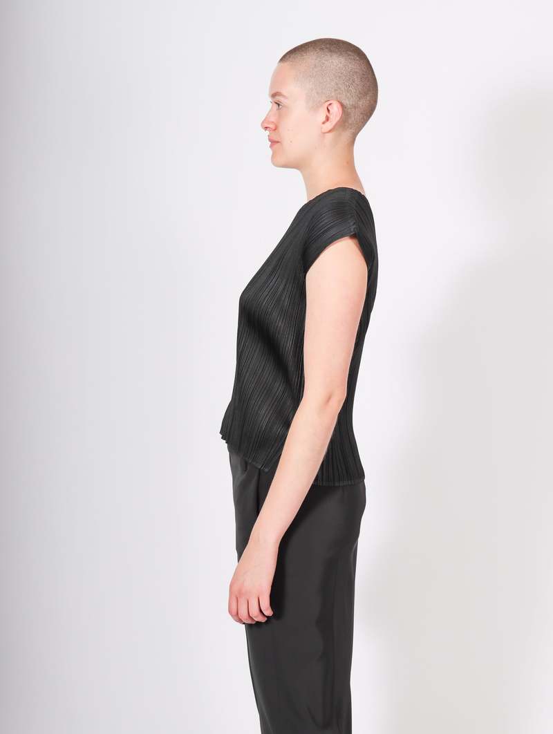 Pleats Please Issey Miyake Monthly Colors July Top - Black 