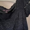 Betsey Johnson Babydoll Lace Dress - Black - Thumbnail 2