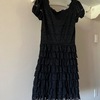 Betsey Johnson Babydoll Lace Dress - Black - Thumbnail 4