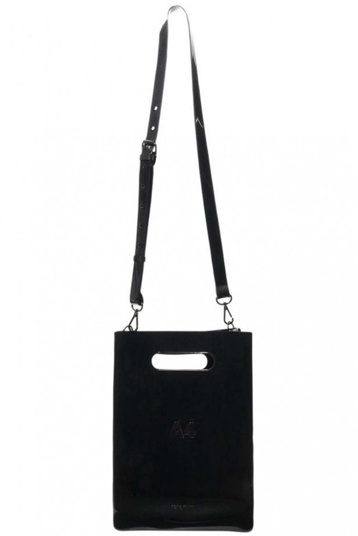 nana Black-Opaque-A4-Bag-