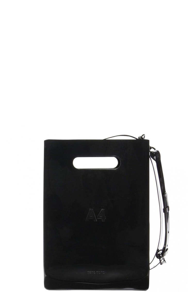 nana Black-Opaque-A4-Bag-
