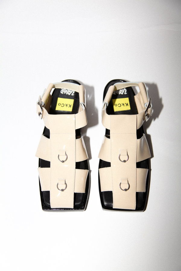 KkCo Pierced Fisherman Sandal - Mushroom