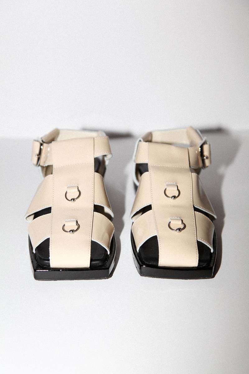 KkCo Pierced Fisherman Sandal - Mushroom