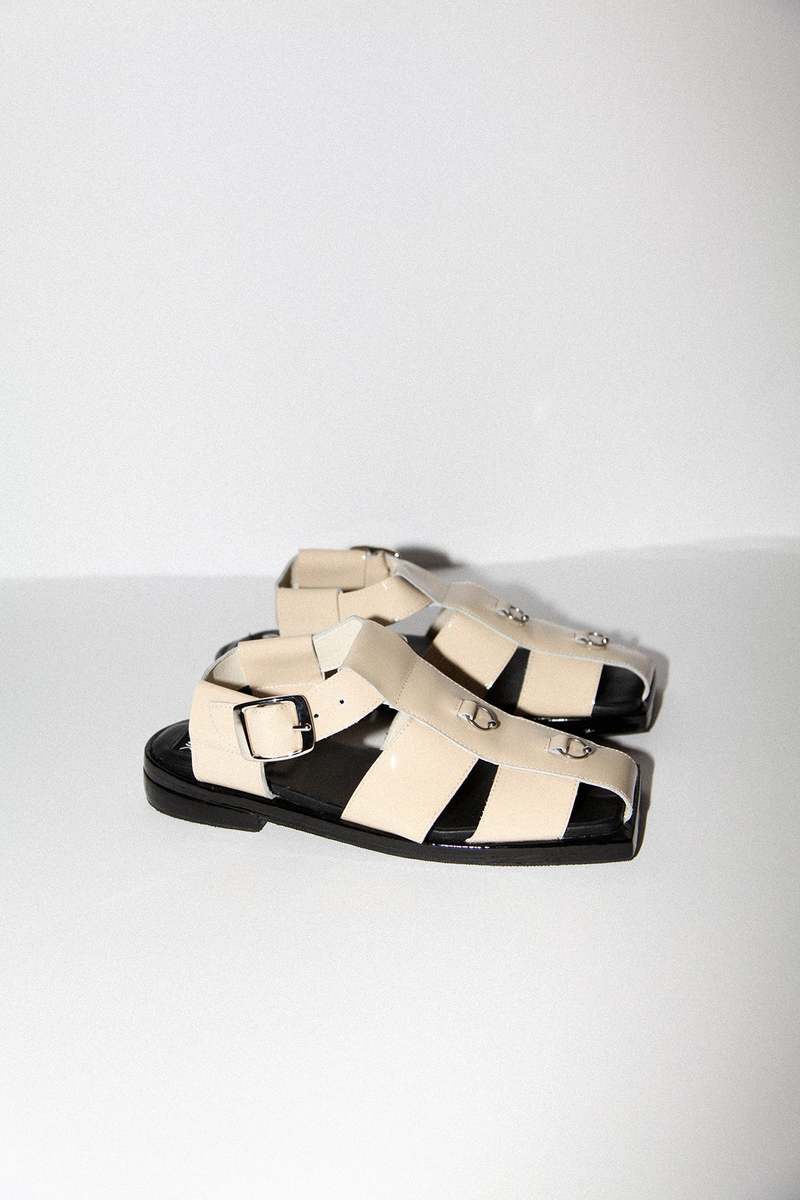 KkCo Pierced Fisherman Sandal - Mushroom