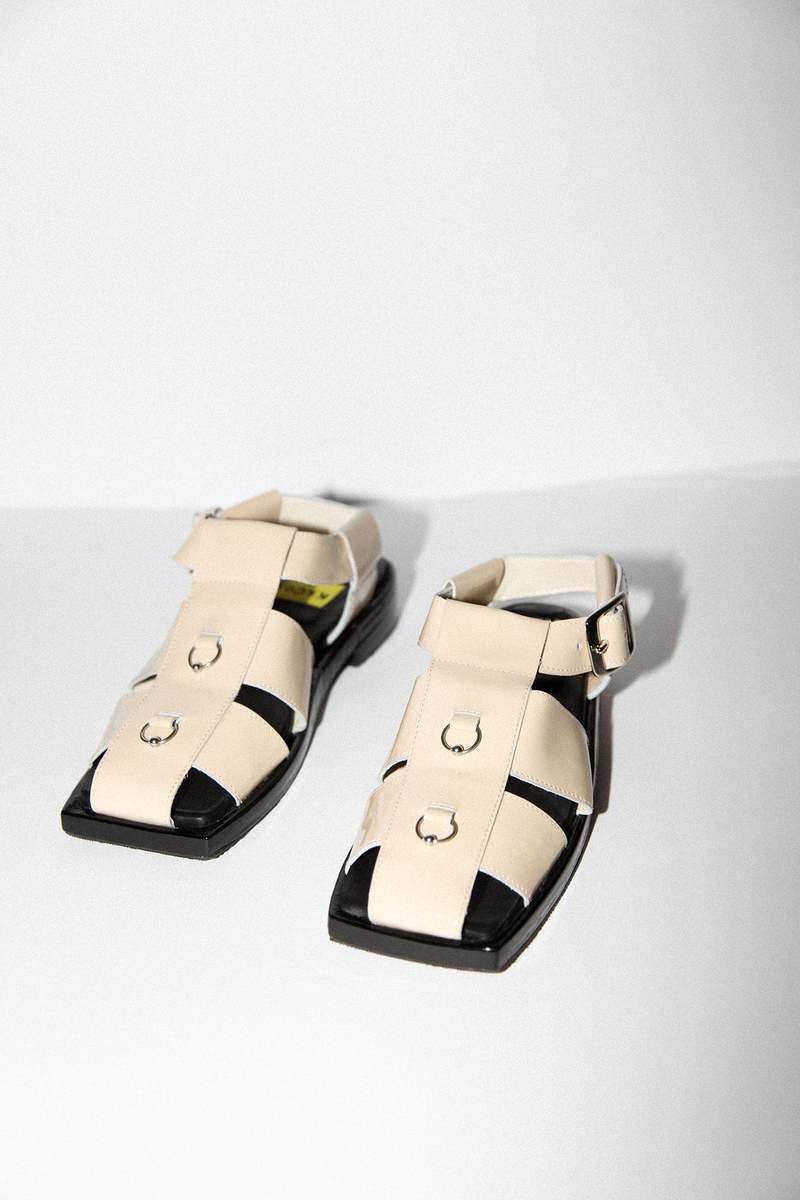 KkCo Pierced Fisherman Sandal - Mushroom