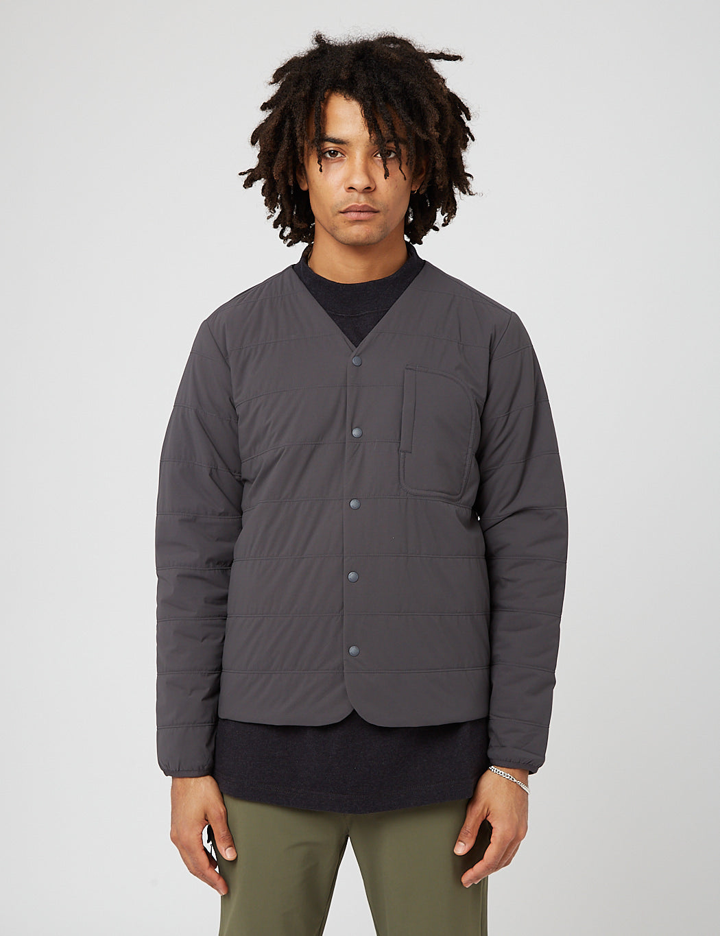 Snow Peak Flexible Insulated Cardigan - Grey | Garmentory