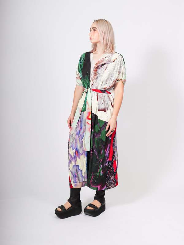 Henrik Vibskov - Multi Brush Drips Uncut Kaftan – Frances May