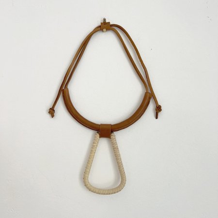 Crescioni Circuit Necklace in Saddle Brown | Garmentory