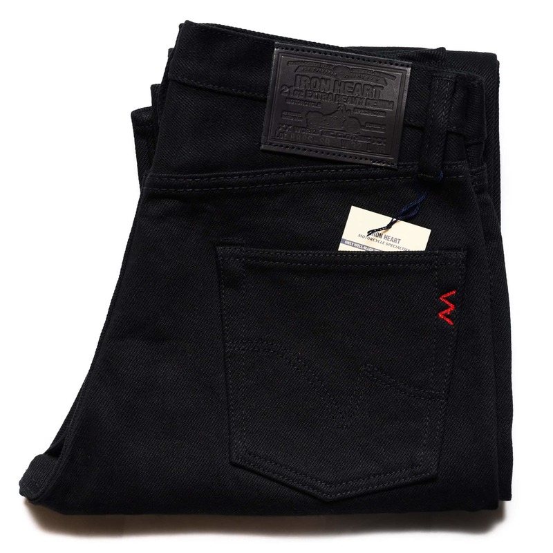 Neat Corn Denim SuperBlack スタンダード 46 Iron Heart 21oz Selvedge Denim Medium/High Rise Tapered Cut
