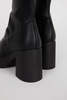 "INTENTIONALLY __________." Marlowe Vegan Platform Boot - Black Sole - Thumbnail 5