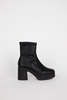 "INTENTIONALLY __________." Marlowe Vegan Platform Boot - Black Sole - Thumbnail 6