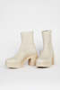 "INTENTIONALLY __________." Marlowe Vegan Platform Boot - Cream Sole - Thumbnail 2