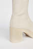 "INTENTIONALLY __________." Marlowe Vegan Platform Boot - Cream Sole - Thumbnail 5