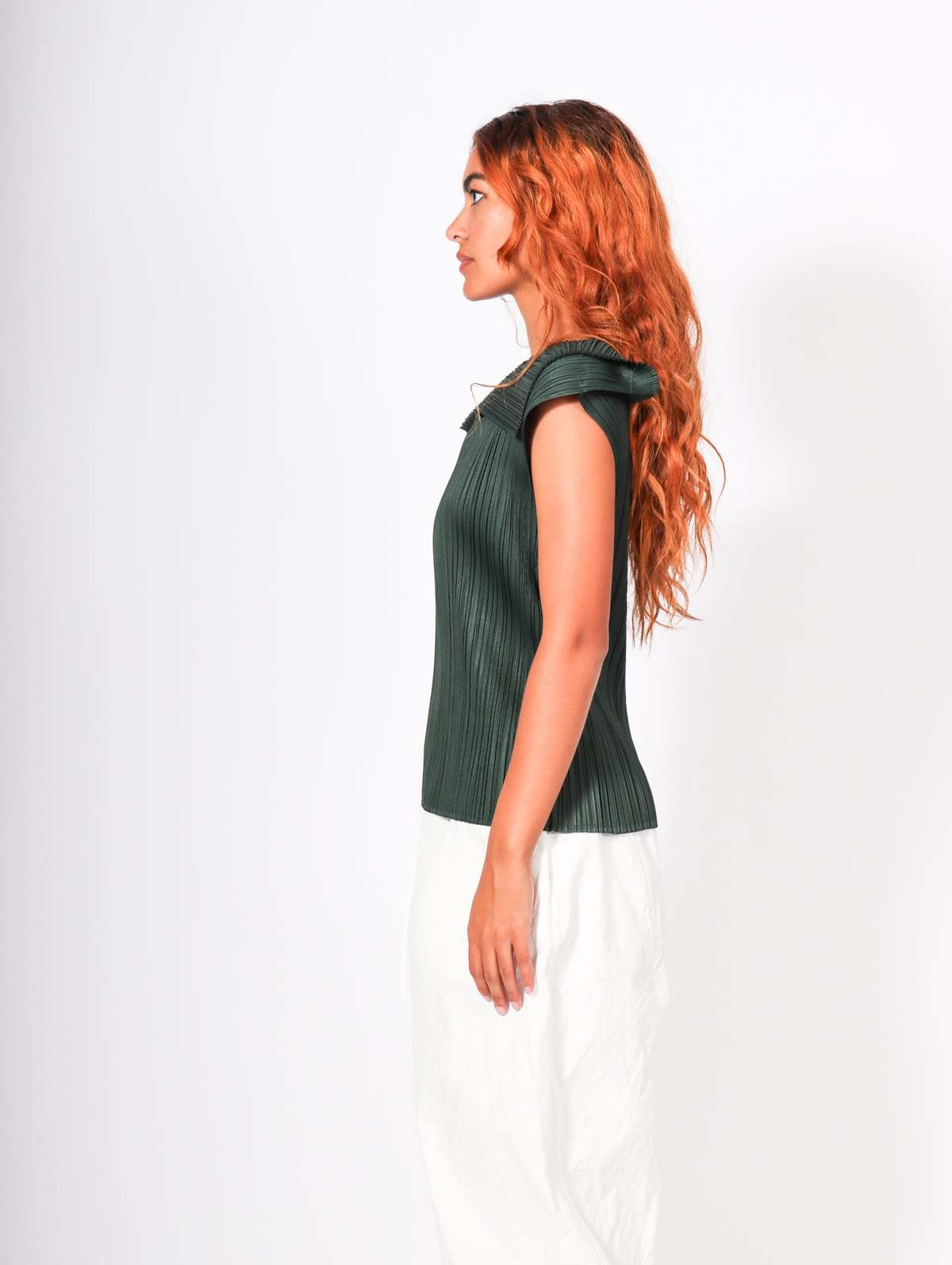 Pleats Please Issey Miyake Monthly Colors July Top - Dark