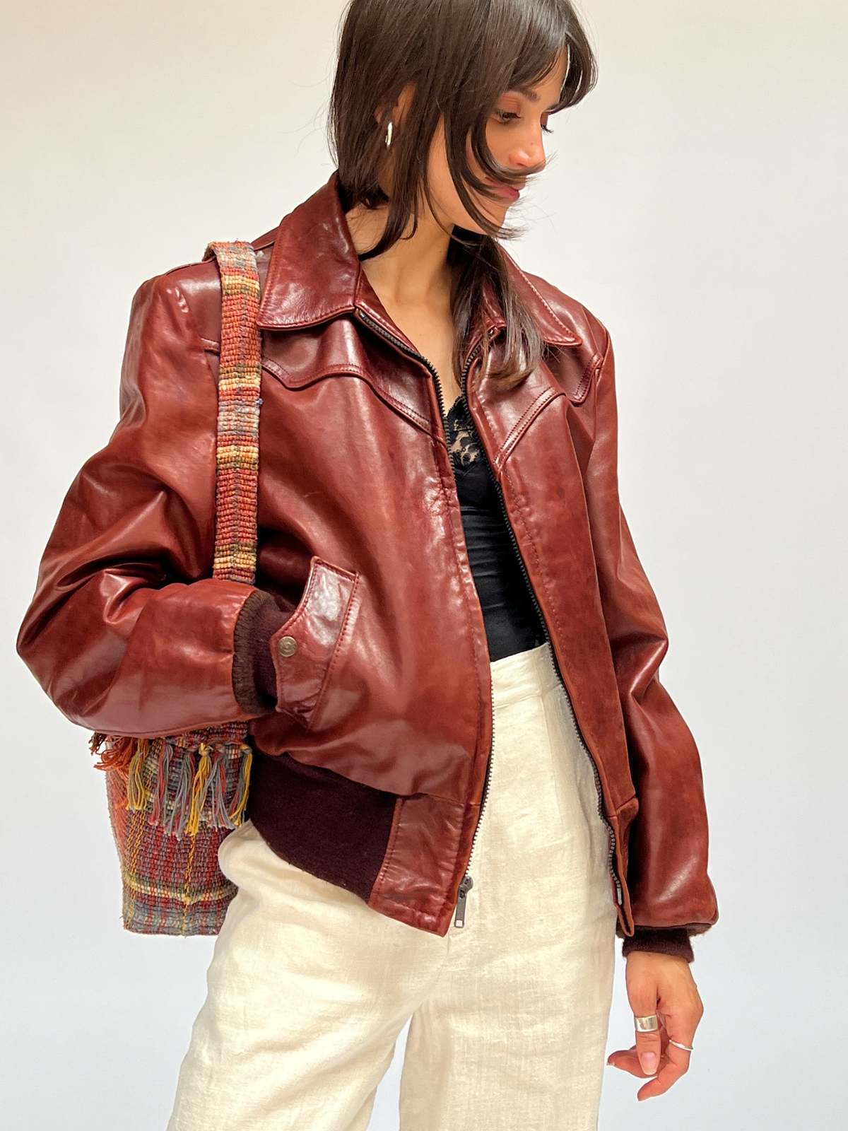 Schott WESTERN ブラウンジャケット サイズ40 Schott Leather Western Jacket | Garmentory