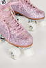 "INTENTIONALLY __________." PRE PARTY ROLLER SKATE - Gold/Lilac - Thumbnail 8