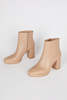 "INTENTIONALLY __________." HANNAH RACHEL HEELED BOOT - CLAY/Black - Thumbnail 11