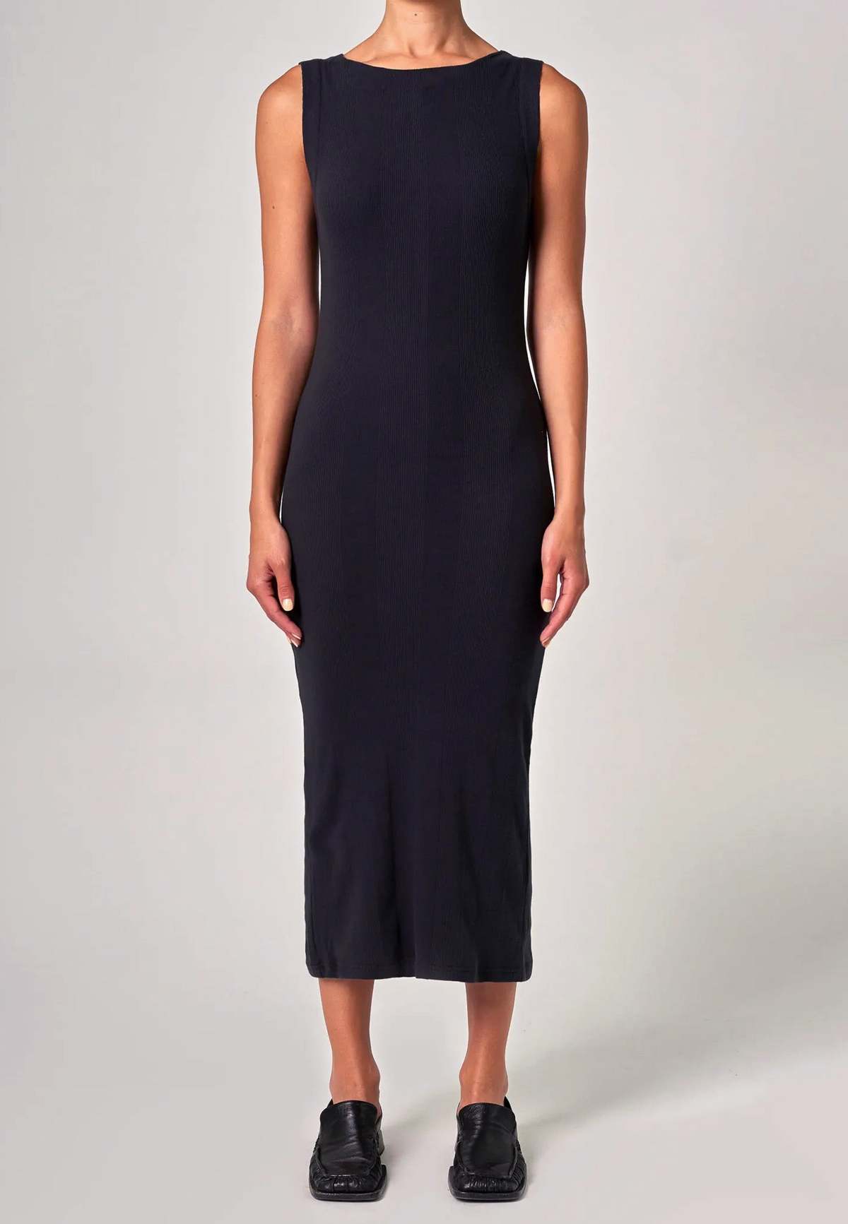 NEUW Frenchie 90's Maxi Dress - Black - Image 3 of 4