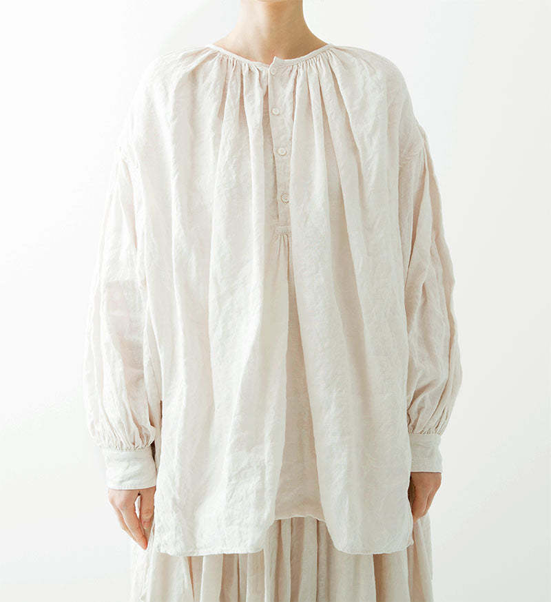 Veritecoeur Tunic Shirt - ST-081 - White | Garmentory