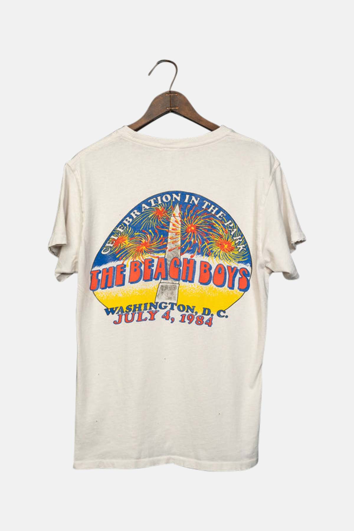 MadeWorn Beach Boys '84 Celebration Tee - Vintage White - Image 2 of 6