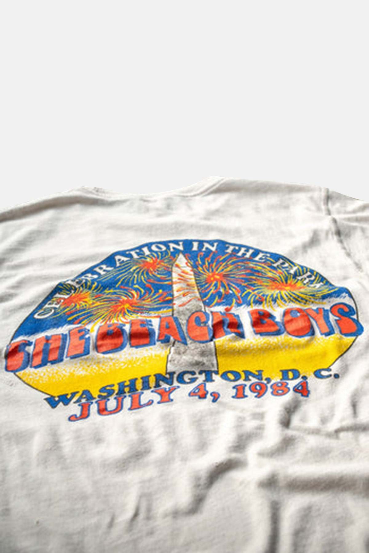 MadeWorn Beach Boys '84 Celebration Tee - Vintage White - Image 5 of 6