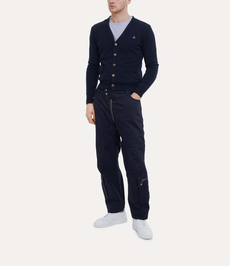 Vivienne Westwood Chap Track Trousers - Navy | Garmentory